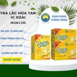 Trà Lắc Hòa Tan Vị Xoài Bột Pha Hòa Tan Tiện Lợi Vị Xoài Chua Ngọt Hấp Dẫn Trà Hùng Thái Hộp 18 Gói