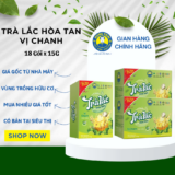 Trà Lắc Hòa Tan Vị Chanh Thức Uống Giải Khát Thanh Nhiệt Đậm Vị Tươi Mát Gói 15g Hộp 18 Và 36 Gói